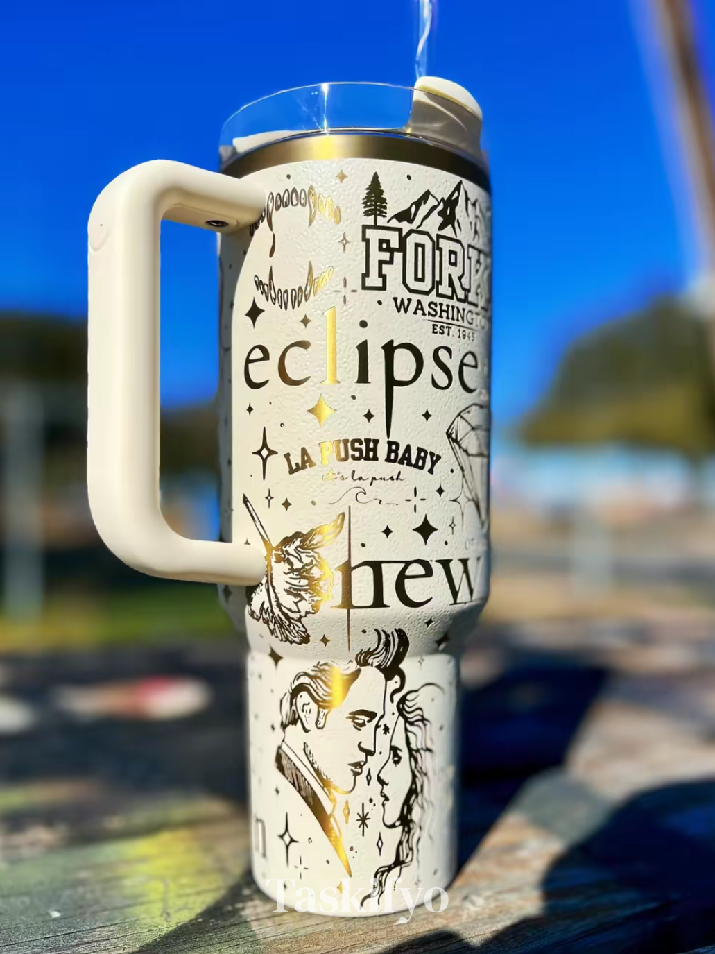Twilight Theme Engraved 40oz Tumbler